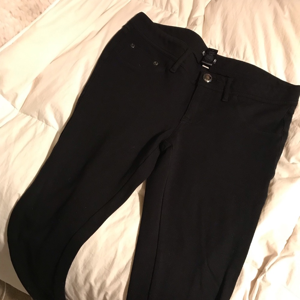 Black express jeggings